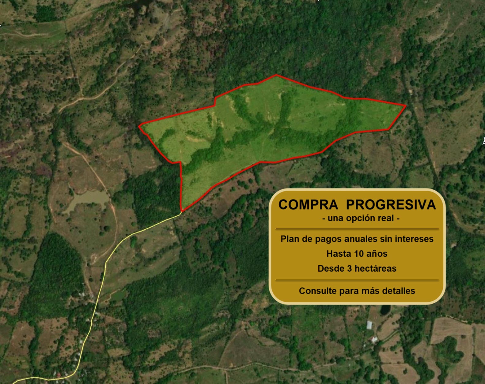 Imagen 5 – vista satelital con aviso de Compra Progresiva